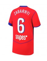 Moške Nogometnih dresov Paris Saint-Germain Illia Zabarnyi #6 Tretji 2025-26 Kratki rokavi Moške Nogometnih dresov Paris Saint-Germain Illia Zabarnyi #6 Tretji 2025-26 Kratki rokavi